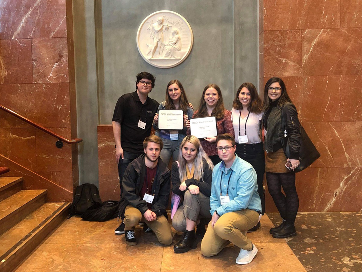 The Berkeley Beacon staff won two awards at the Associated College Press' Midwinter National College Journalism Convention.