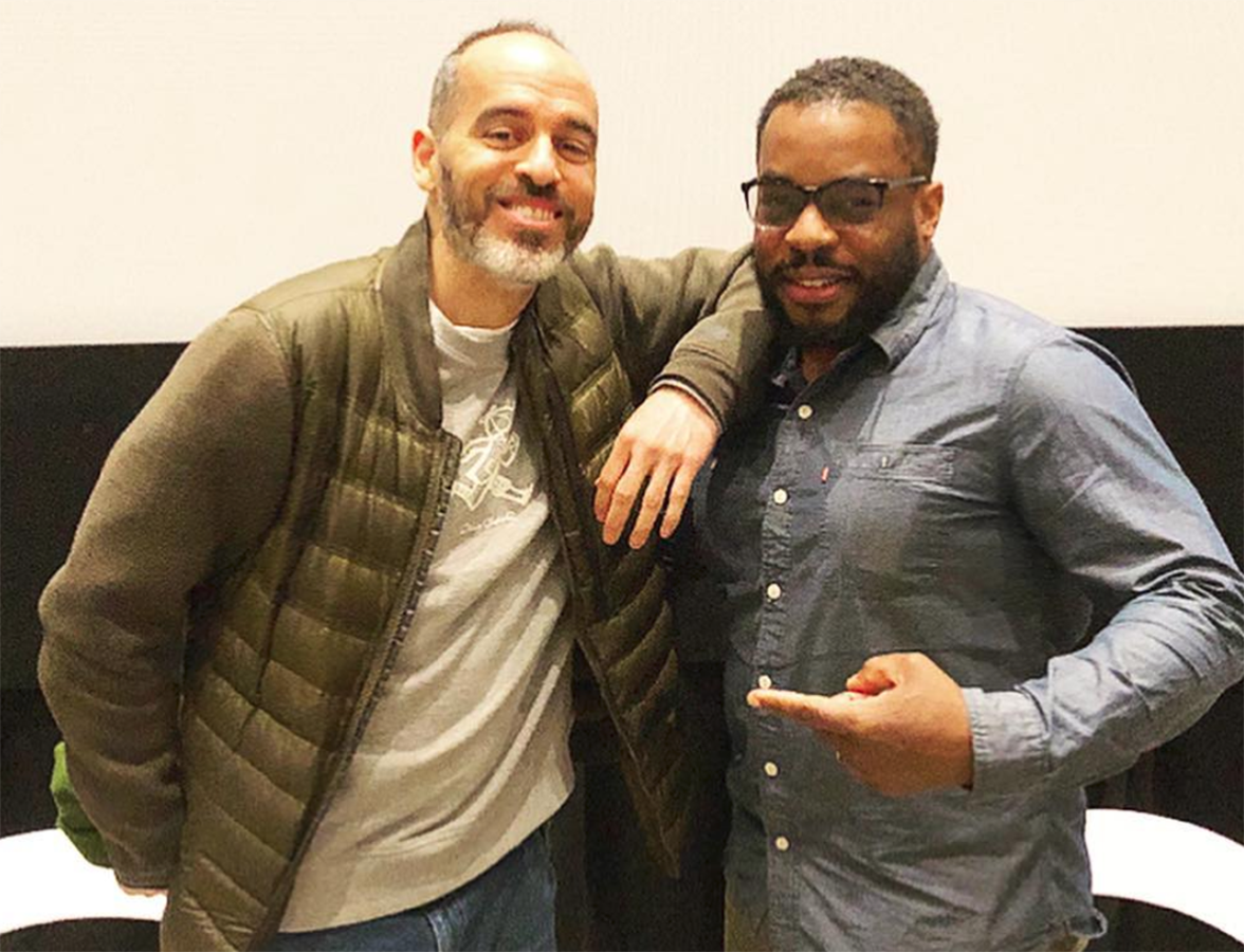 Hip-hop legend Bobbito Garcia and BCE Director Wes Jackson.
