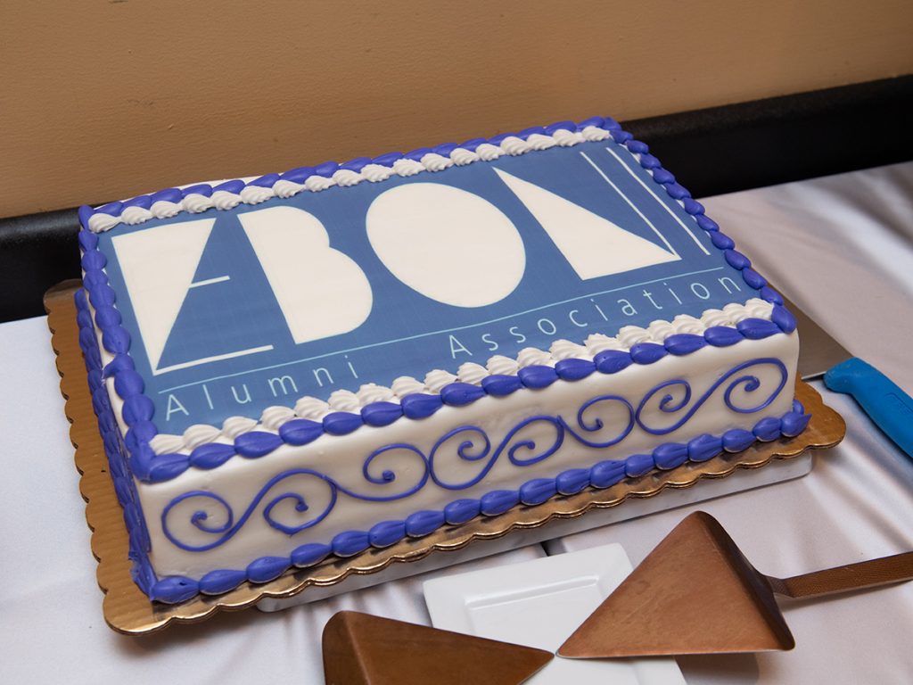 EBONI logo cake