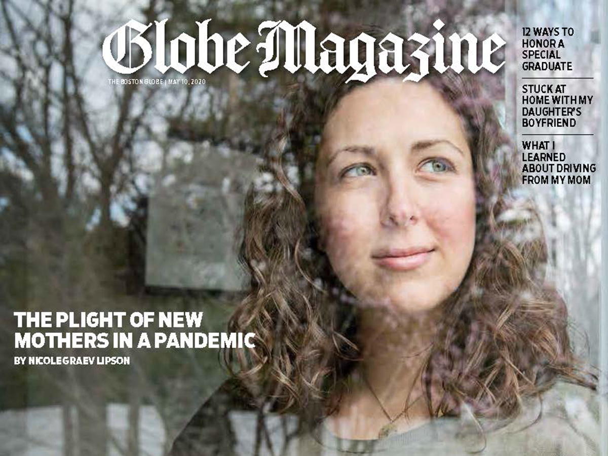 Globe Mag cover featuring mother