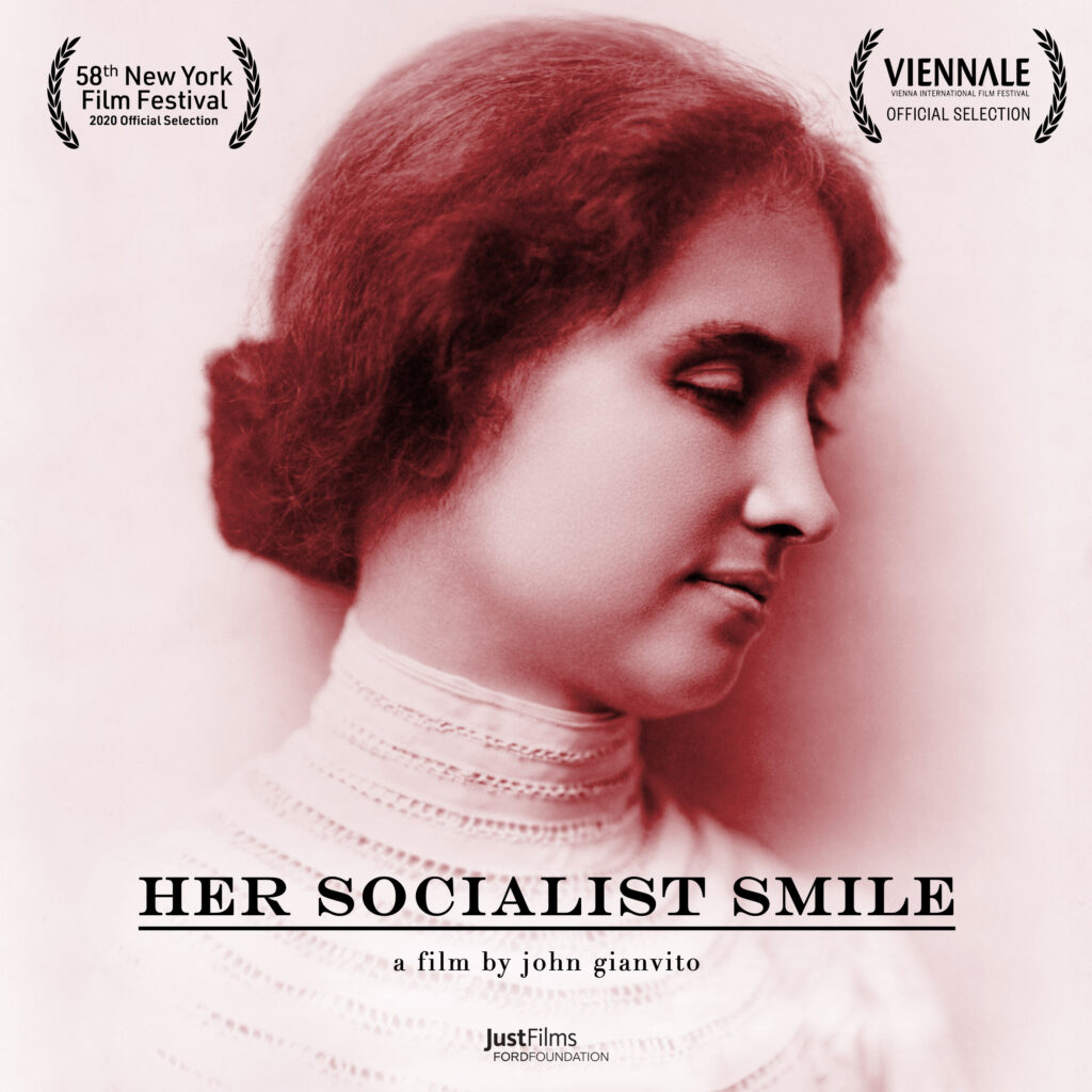 post for film, image of Helen Keller in profile