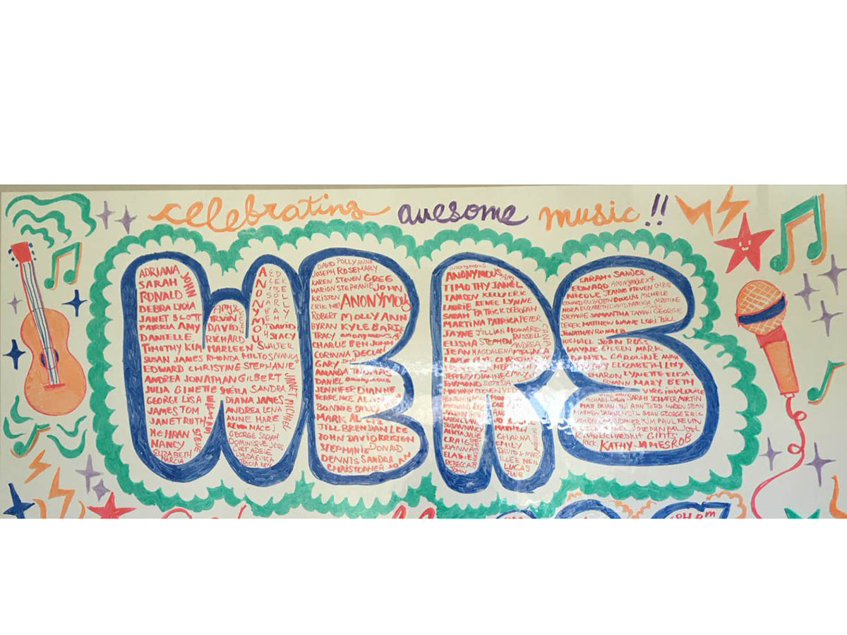 Graffiti that reads WERS