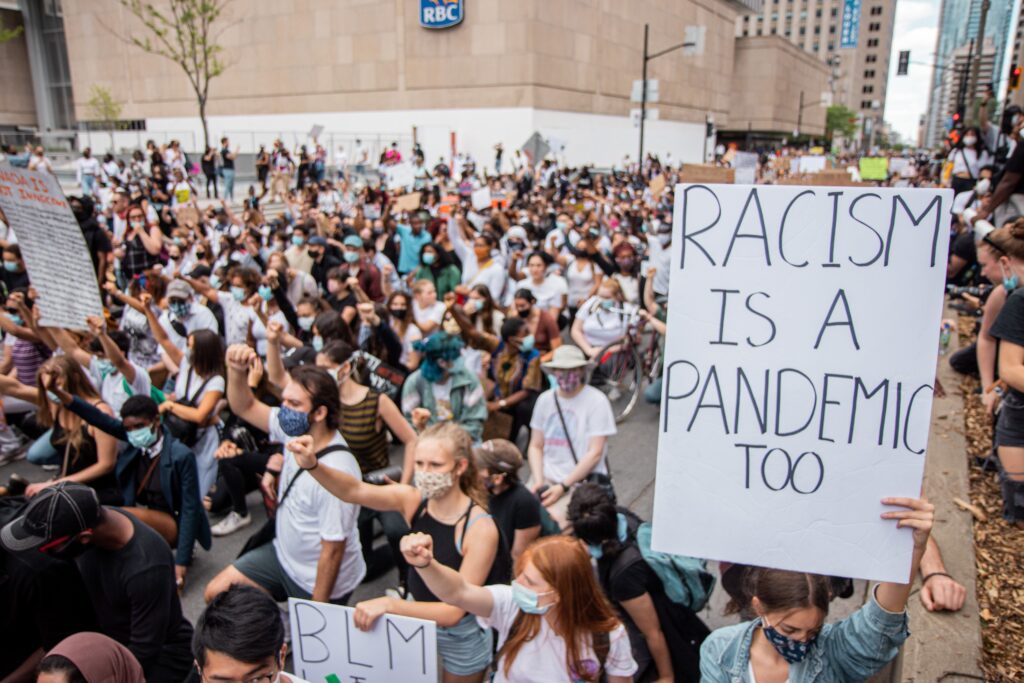Black Lives Matter Protest in Montreal, Canada on June 7, 2020. [Photo/Ying Ge via Upsplash]