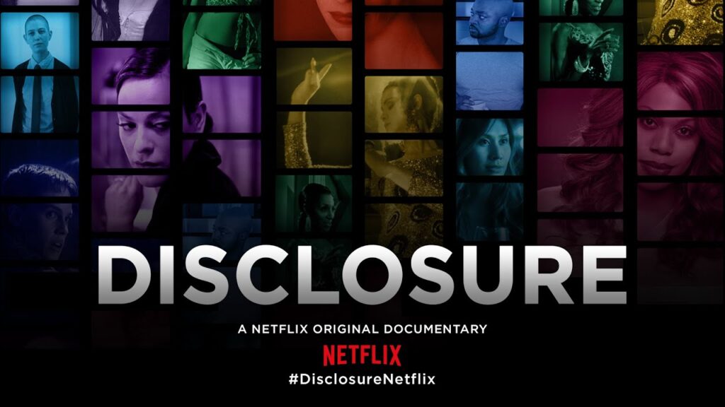 A promotion for the documentary Disclosure