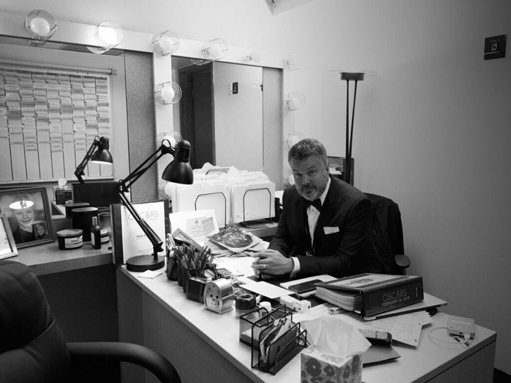 Rob Paine at his desk