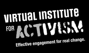 The Virtual Institute for Activism promotional poster.