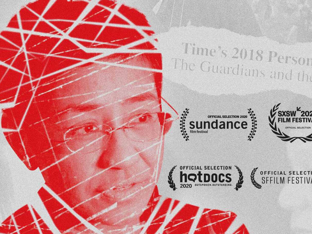 film poster-red photo of Maria Ressa