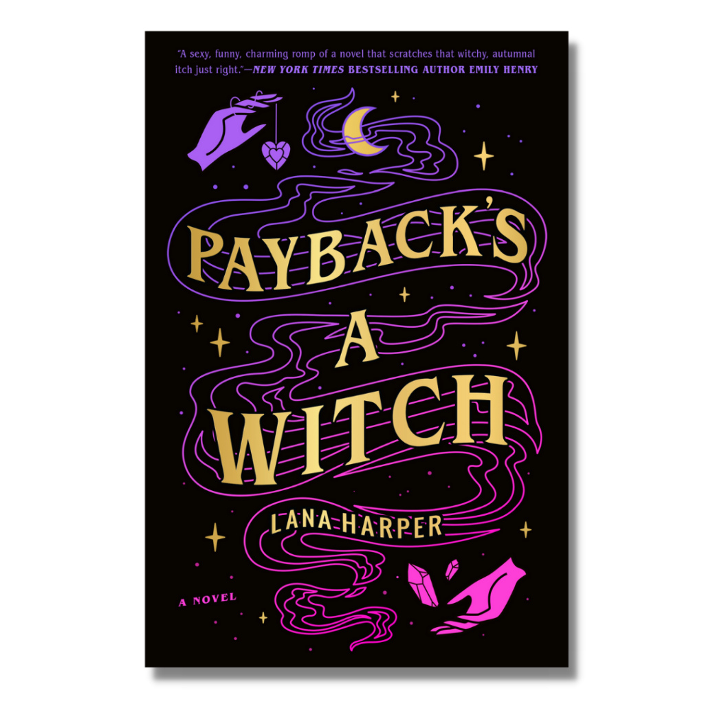 Book cover reads Payback's a Witch