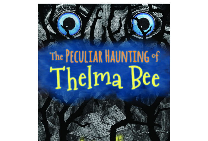 Book cover says The Peculiar Haunting of Thelma Bee