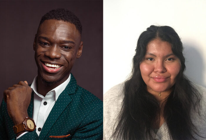 side by side head shots of Lemar Archer and Rocio Perez