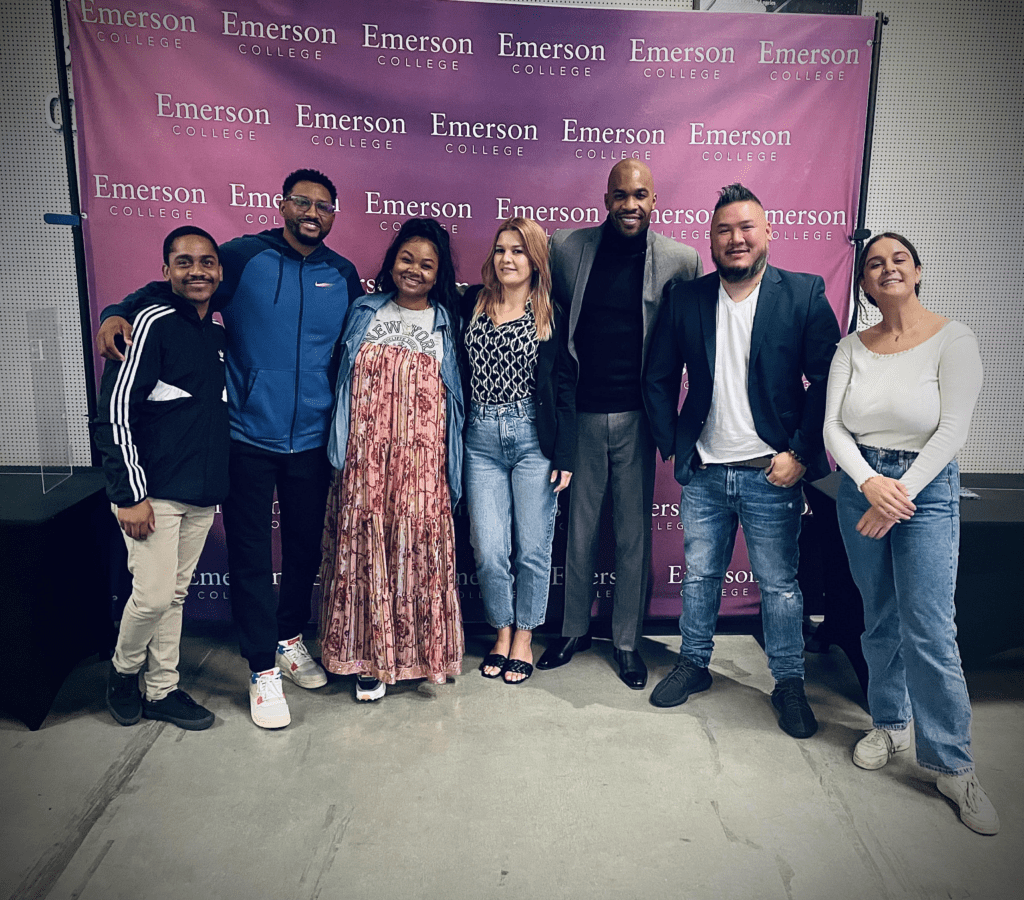 Alton Glass, second from left, Neicy Small, third from left, Gabi Mosci, fourth from left, Jae Williams , Kevin Cao