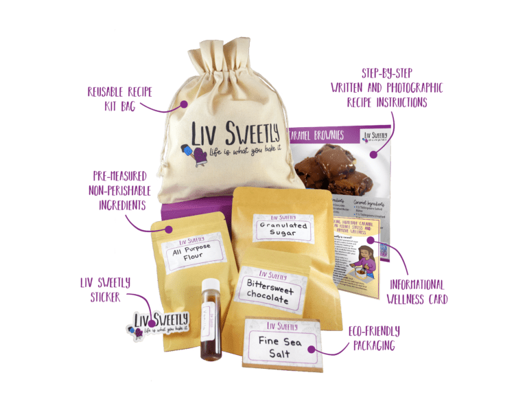 Graphic of Liv Sweetly recipe kit