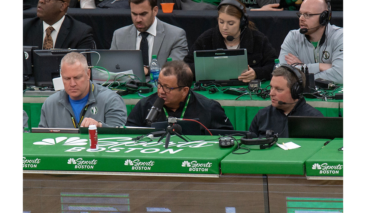 How Alum Celtics Announcer Eddie Palladino's Dream Came True Emerson