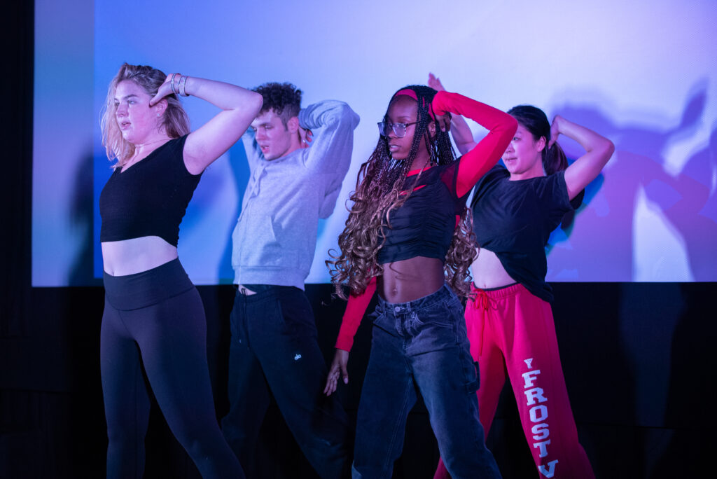 The Emerson Urban Dance Theatre group perform