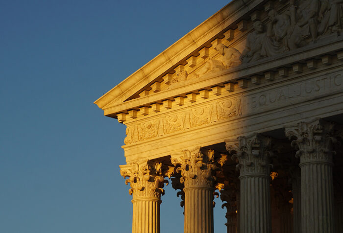 portico of Supreme Court