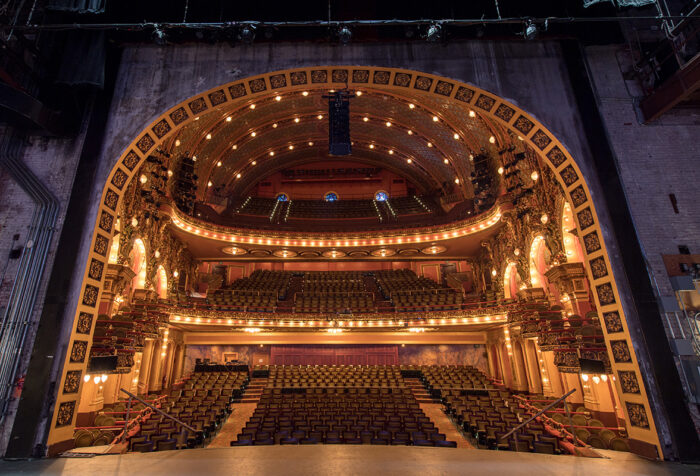 view of Cutler Majestic Theatre from backstage