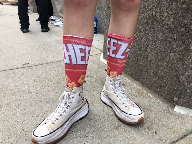 Cheeze-Its socks