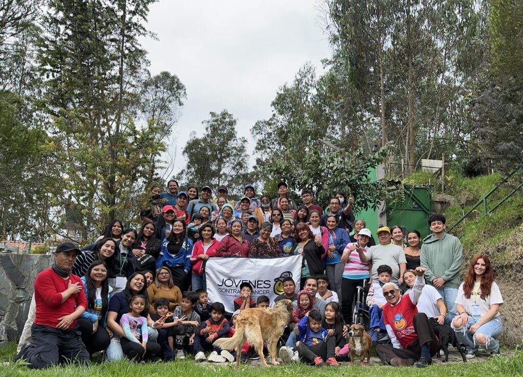 A group photos of dozens of attendees during the Meraki Youth Mission Trip 2023. 