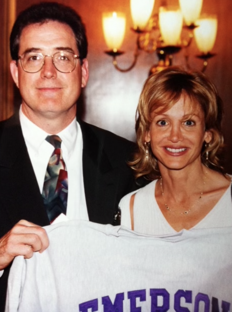 Mark Stewart with Arleen Sorkin at a reunion