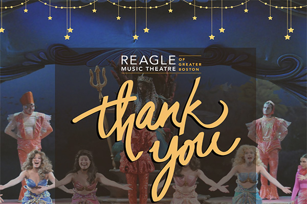 An graphic of dancers in the background that reads Thank You