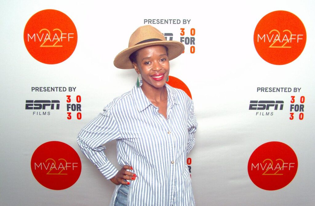 Thato Mwosa at a 30 for 30 premiere