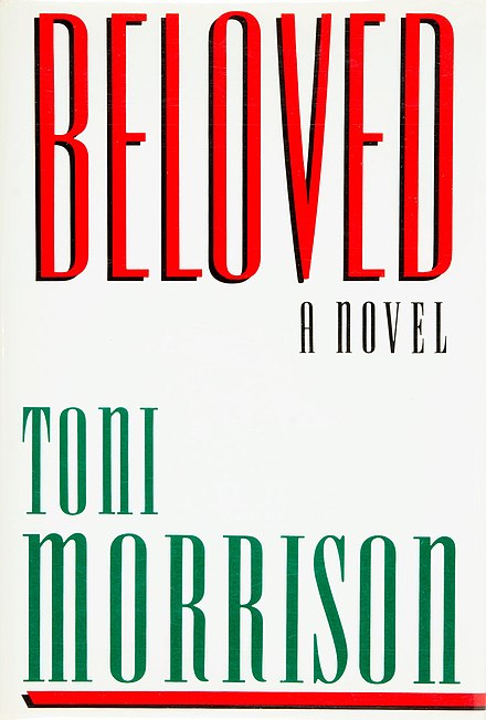 Book cover for 'Beloved' by Toni Morrison