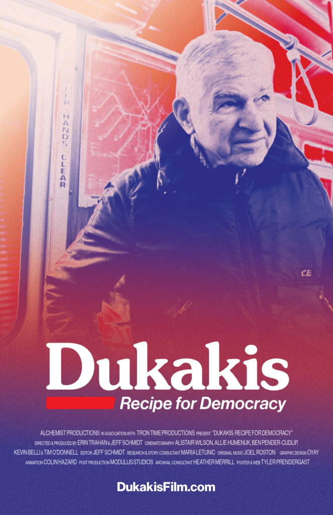 Film poster for Dukakis: Recipe for Democracy