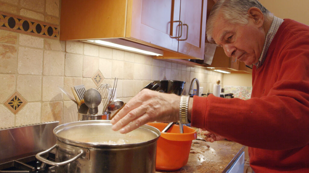 Michael Dukakis makes turkey soup