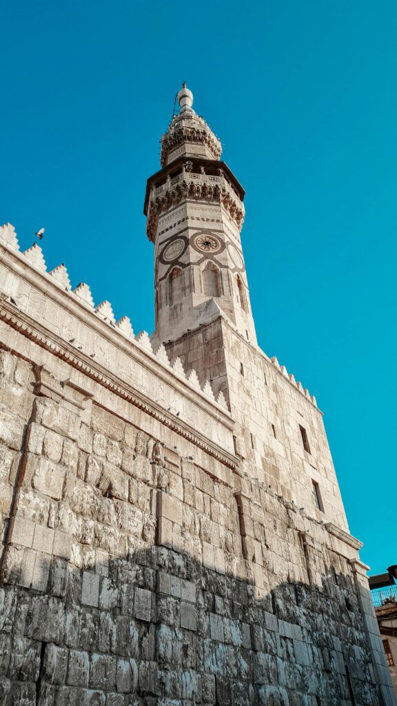 Umayyad Mosque in old city of Damascus