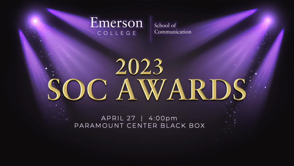 SOC Awards 2023 poster