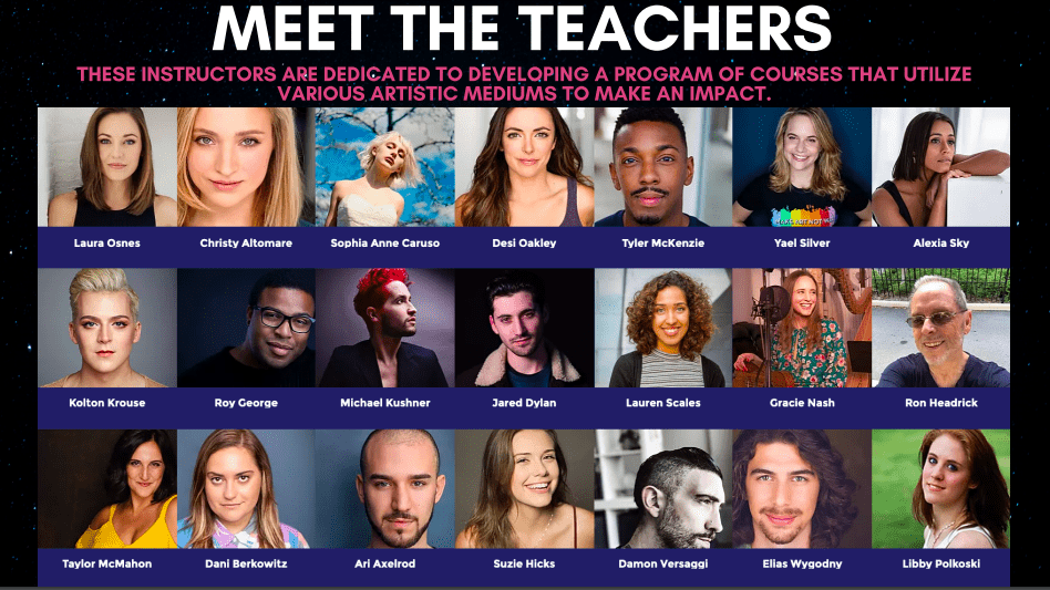 Meet the teachers poster. 