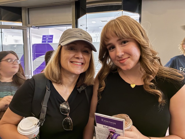 Julie and Ella Hamilton pose for a photo