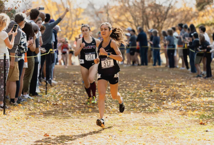 Yasmin Defne Dadikhi runs in the cross country championship.