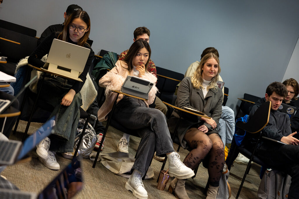 Photo of students in a classroom