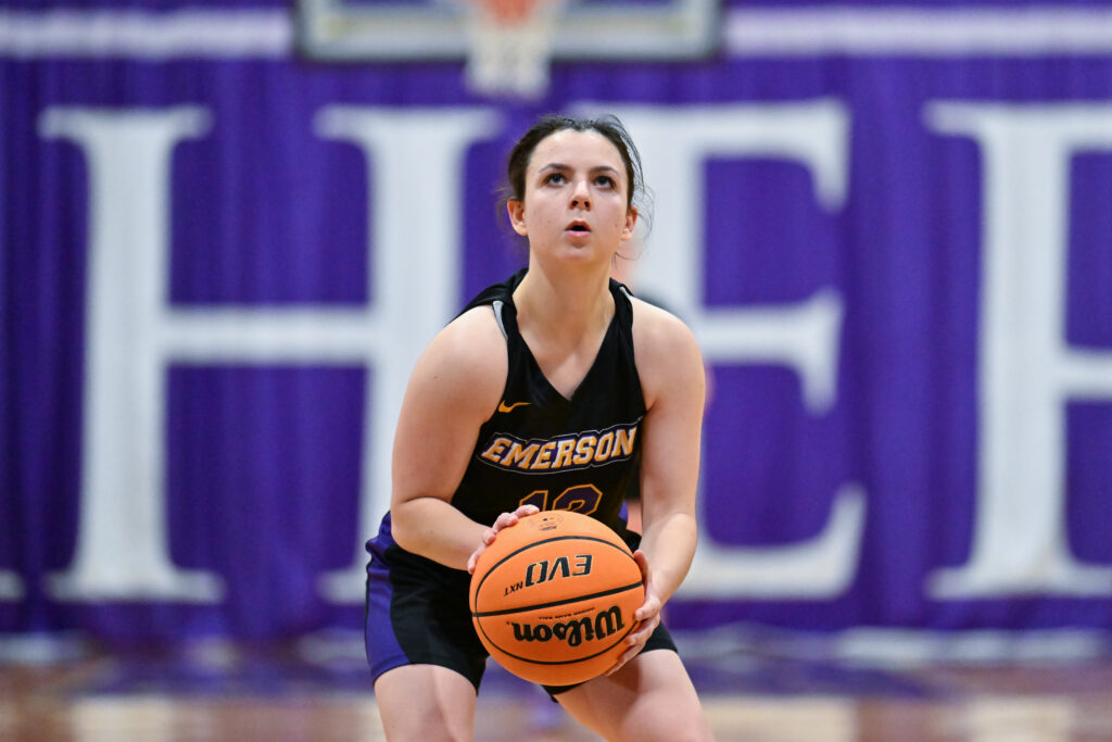 Bri Frongillo gets ready to shoot a free throw