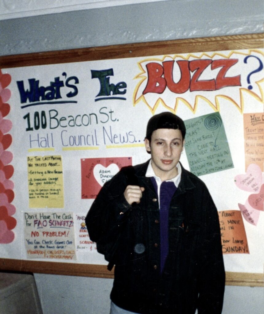 Lenid Rolov at Emerson College in the 1990s