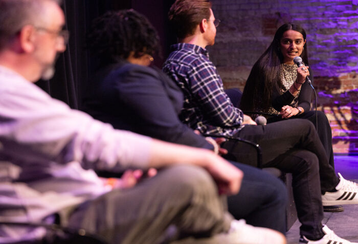 Diti Kohli moderates a panel discussion