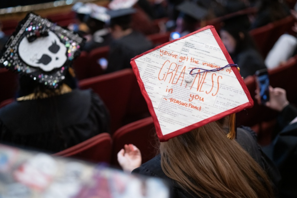 A mortar board