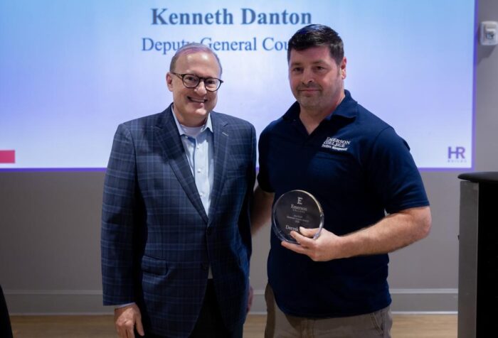 Jay Bernhardt with Derrek Eno