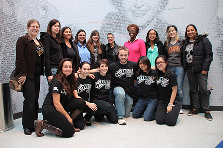 Panelists and organizers of the Women in Film Summit