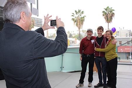 Kevin Bright and family