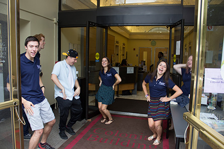 Macarena on Move-In Day 2015