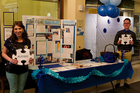 Autism Awareness Day table