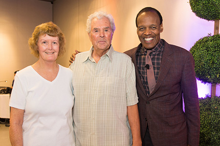 Jayne and Bill Bordy with Lee Pelton