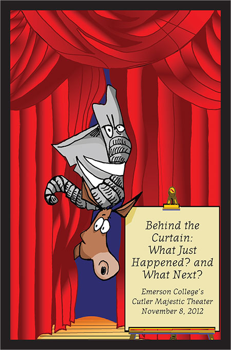 Flyer for Behind the Curtain: What Just Happened? What's Next?