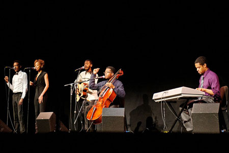 The Kendall Ramseur Band featured in Daniel Beaty's performance 