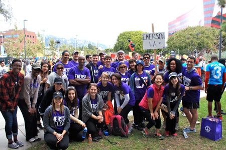 Emerson Los Angeles AIDS Walk team